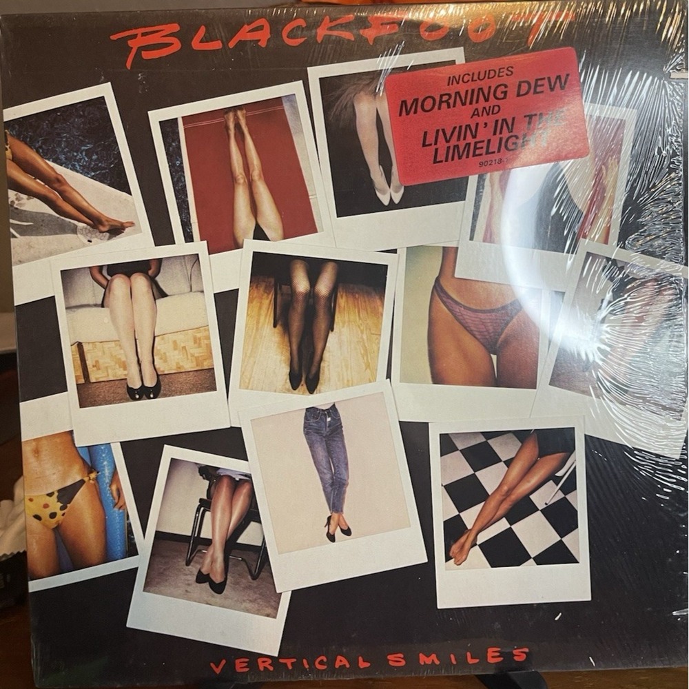 Blackfoot Vertical Smiles 1984 Southern Rock Vinyl Record LP ATCO 90218-1 NM/NM+